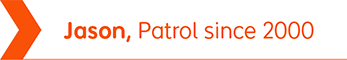 Jason, Patrol since 2000 tag